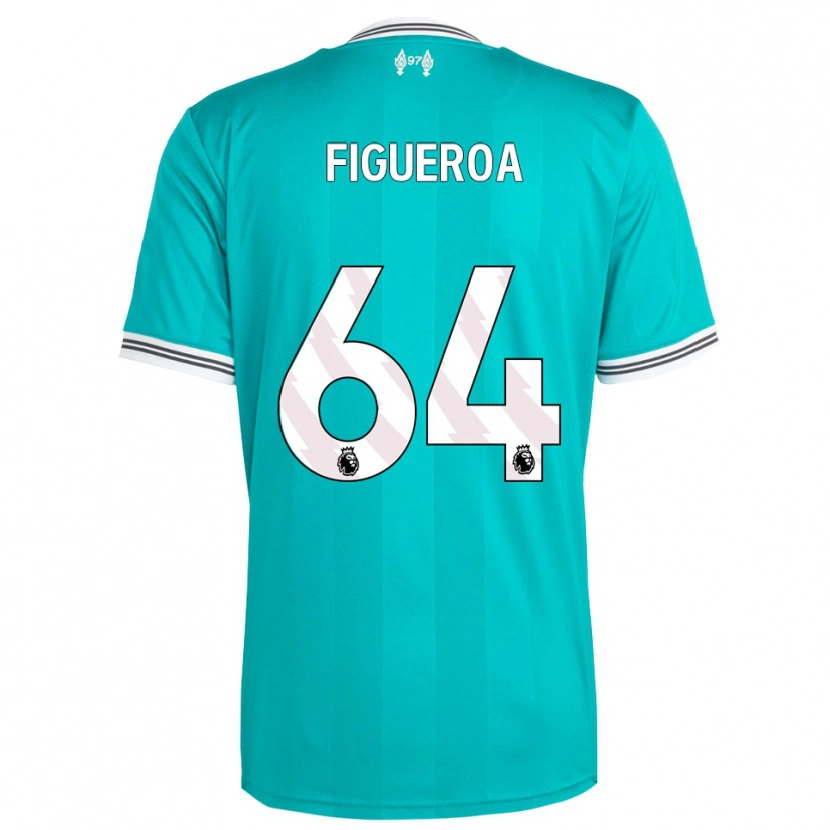 Danxen Kvinder Keyrol Figueroa #64 Grøn Hvid Tredje Sæt Spillertrøjer 2025/26 Trøje T-Shirt