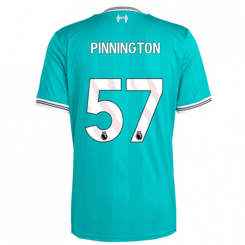 Danxen Kvinder Carter Pinnington #57 Grøn Hvid Tredje Sæt Spillertrøjer 2025/26 Trøje T-Shirt