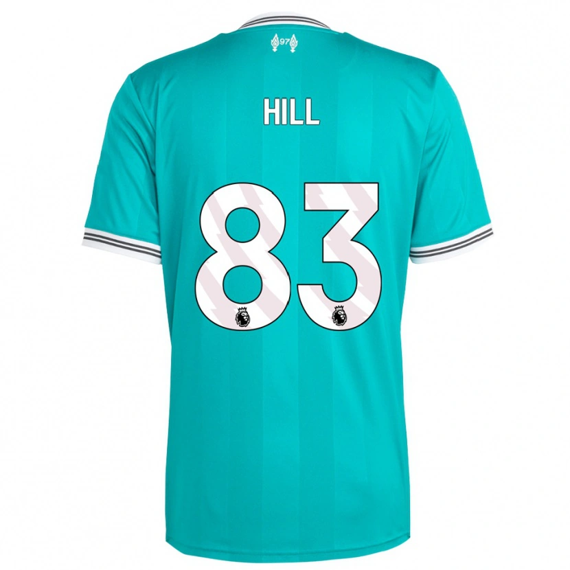Danxen Kvinder Thomas Hill #83 Grøn Hvid Tredje Sæt Spillertrøjer 2025/26 Trøje T-Shirt