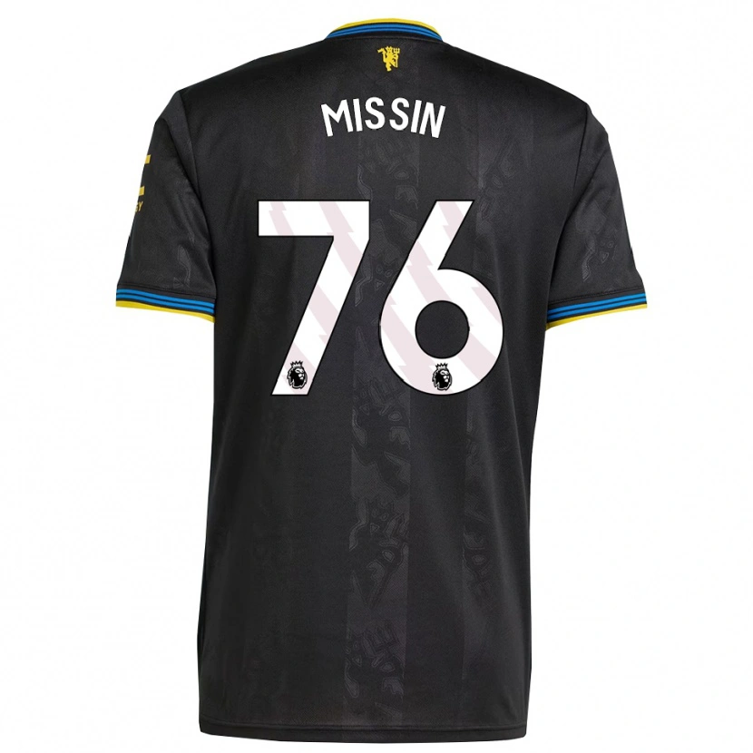Danxen Kvinder Ashton Missin #76 Sort Gul Blå Tredje Sæt Spillertrøjer 2025/26 Trøje T-Shirt