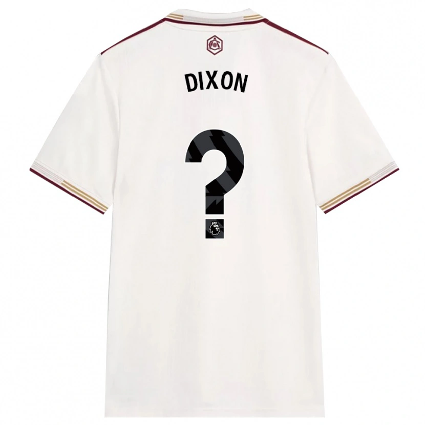 Danxen Kvinder Danny Dixon #0 Off White Bourgogne Tredje Sæt Spillertrøjer 2025/26 Trøje T-Shirt