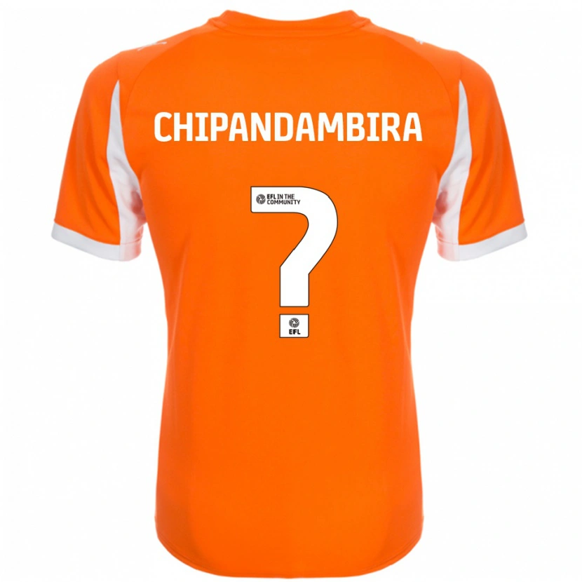 Danxen Børn Tafadzwa Chipandambira #0 Orange Hvid Hjemmebane Spillertrøjer 2025/26 Trøje T-Shirt