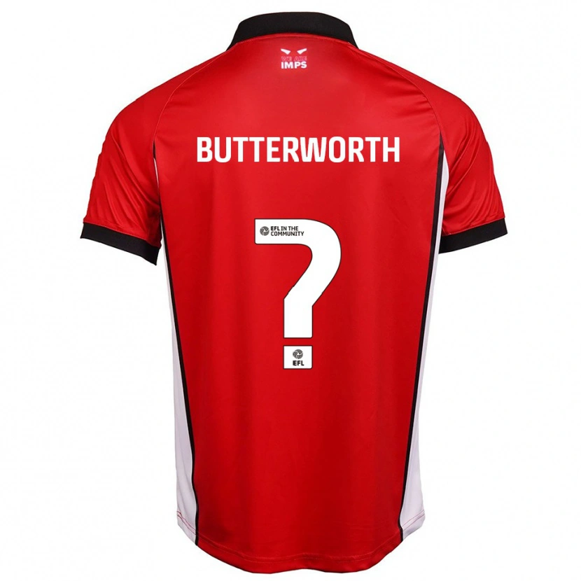 Danxen Børn Lexie Butterworth #0 Rød Hvid Hjemmebane Spillertrøjer 2025/26 Trøje T-Shirt