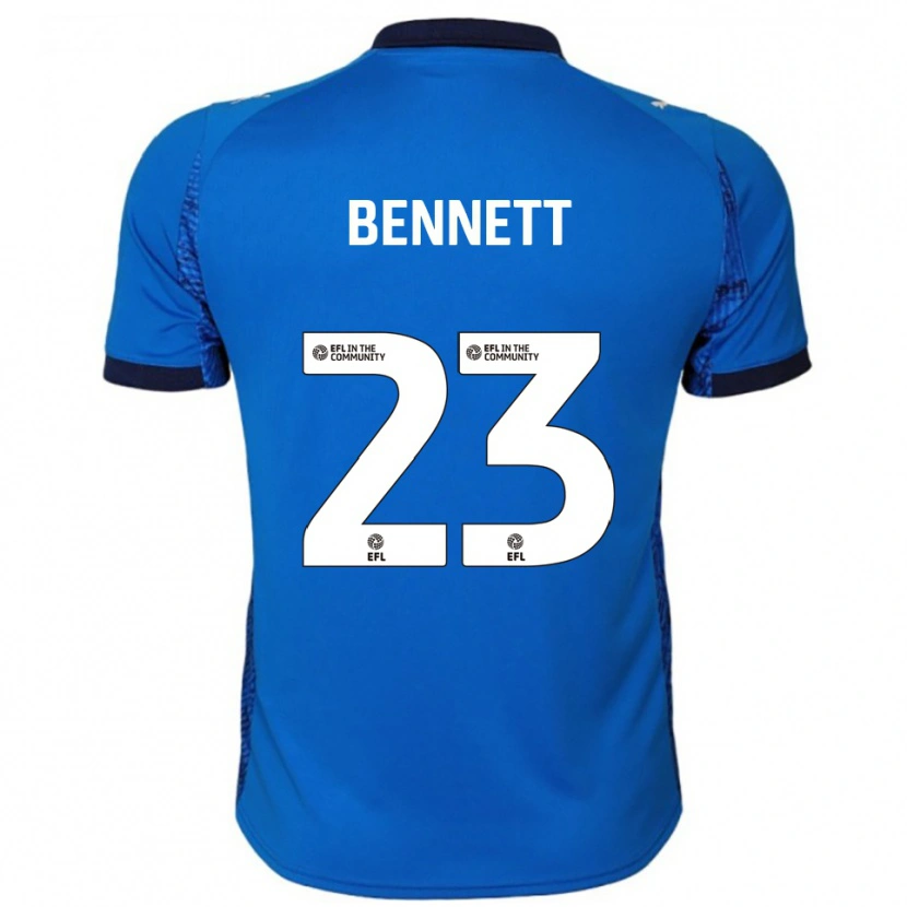 Danxen Børn Renai Bennett #23 Blå Hvid Hjemmebane Spillertrøjer 2025/26 Trøje T-Shirt
