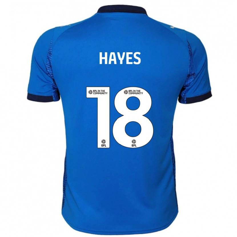 Danxen Børn Cian Hayes #18 Blå Hvid Hjemmebane Spillertrøjer 2025/26 Trøje T-Shirt
