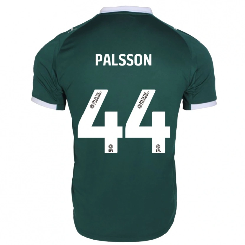 Danxen Børn Victor Pálsson #44 Grøn Hvid Hjemmebane Spillertrøjer 2025/26 Trøje T-Shirt