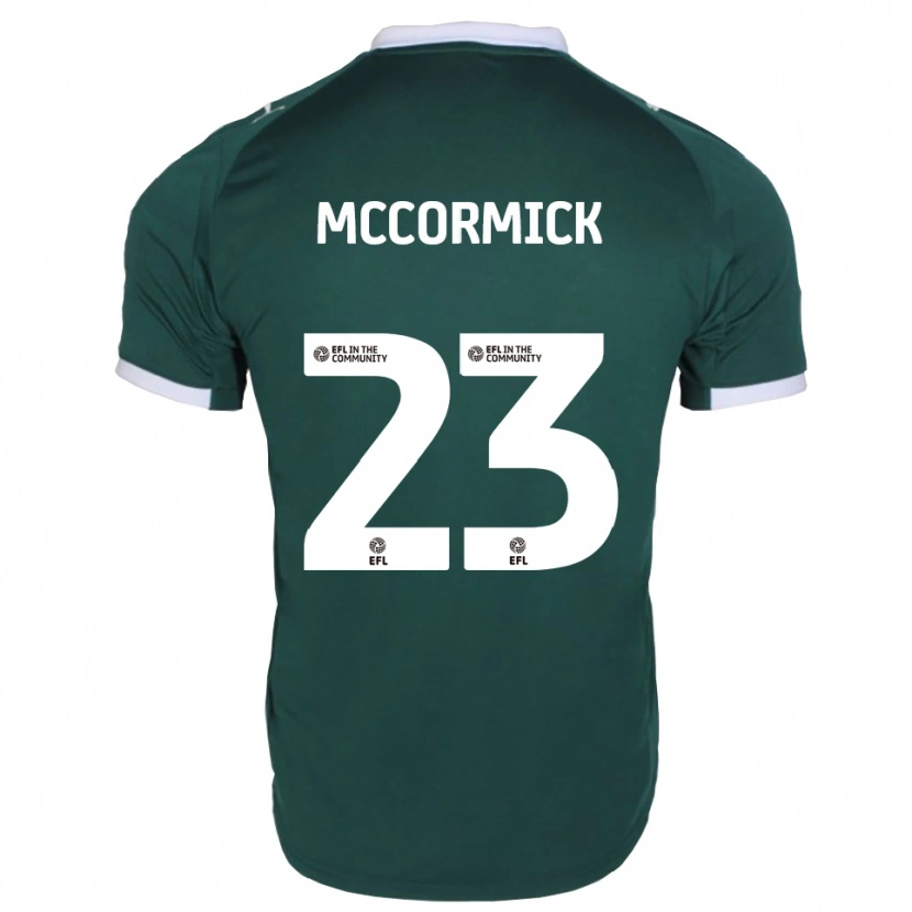 Danxen Børn Leo Mccormick #23 Grøn Hvid Hjemmebane Spillertrøjer 2025/26 Trøje T-Shirt