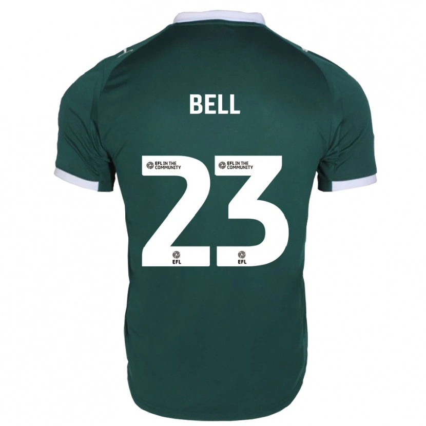 Danxen Børn Katelyn Bell #23 Grøn Hvid Hjemmebane Spillertrøjer 2025/26 Trøje T-Shirt