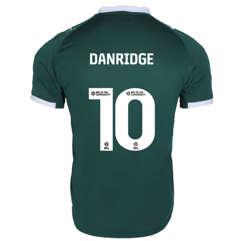 Danxen Børn Rebecca Danridge #10 Grøn Hvid Hjemmebane Spillertrøjer 2025/26 Trøje T-Shirt