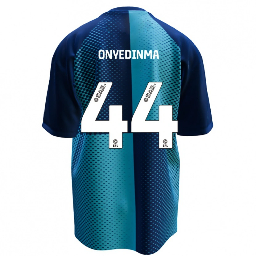 Danxen Børn Fred Onyedinma #44 Blå Lyseblå Hjemmebane Spillertrøjer 2025/26 Trøje T-Shirt