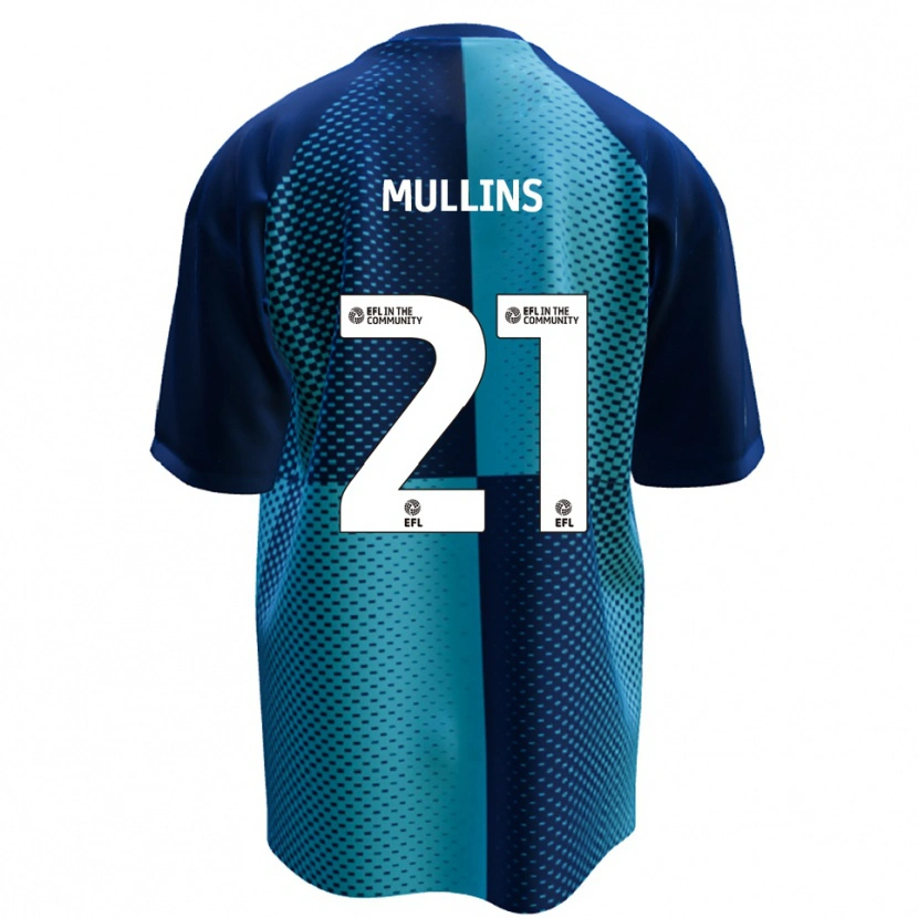 Danxen Børn Jamie Mullins #21 Blå Lyseblå Hjemmebane Spillertrøjer 2025/26 Trøje T-Shirt