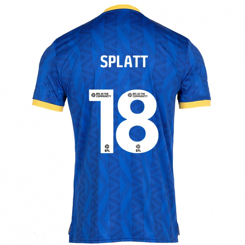 Danxen Børn Delano Mccoy-Splatt #18 Marineblå Gul Hjemmebane Spillertrøjer 2025/26 Trøje T-Shirt