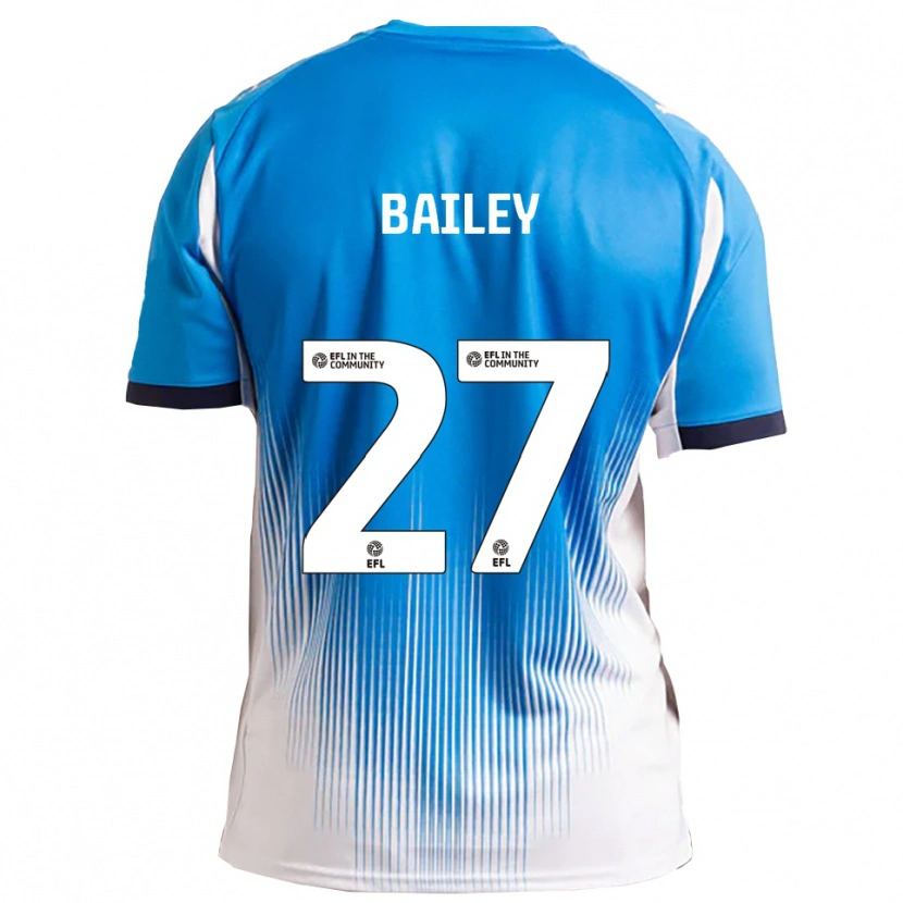 Danxen Børn Odin Bailey #27 Blå Hvid Hjemmebane Spillertrøjer 2025/26 Trøje T-Shirt