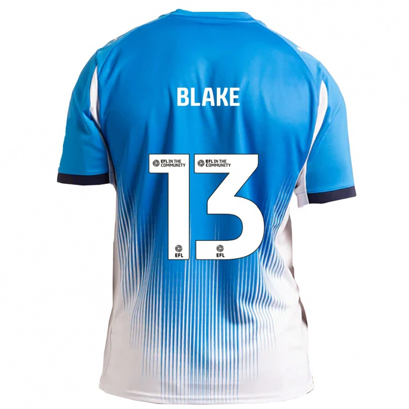Danxen Børn Billy Blake #13 Blå Hvid Hjemmebane Spillertrøjer 2025/26 Trøje T-Shirt
