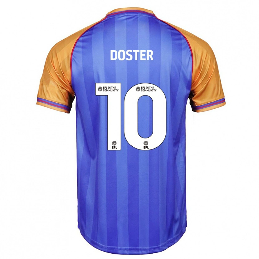 Danxen Børn Katie Doster #10 Blå Orange Hjemmebane Spillertrøjer 2025/26 Trøje T-Shirt