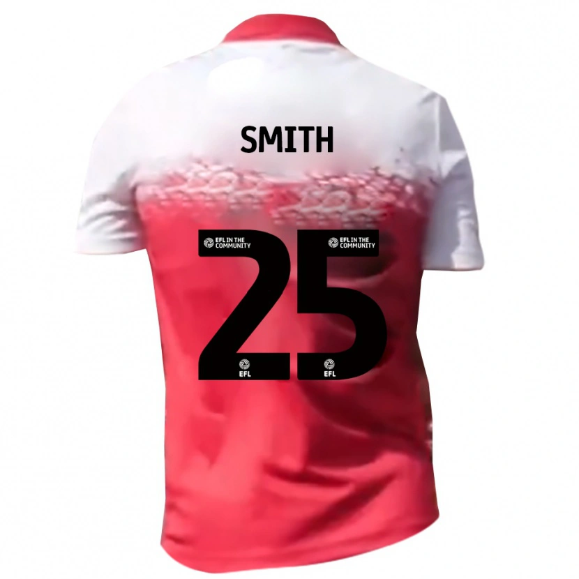 Danxen Børn Josh Smith #25 Rød Hvid Hjemmebane Spillertrøjer 2025/26 Trøje T-Shirt