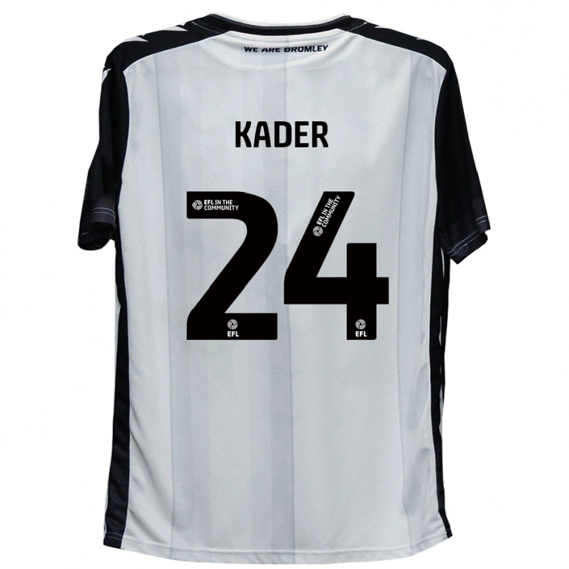Danxen Børn Soul Kader #24 Hvid Sort Hjemmebane Spillertrøjer 2025/26 Trøje T-Shirt
