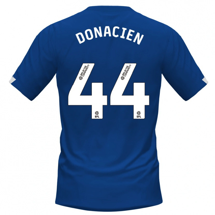 Danxen Børn Janoi Donacien #44 Blå Hvid Hjemmebane Spillertrøjer 2025/26 Trøje T-Shirt