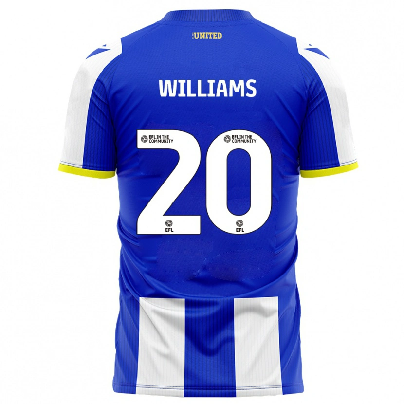 Danxen Børn Billie-Jo Williams #20 Blå Hvid Hjemmebane Spillertrøjer 2025/26 Trøje T-Shirt