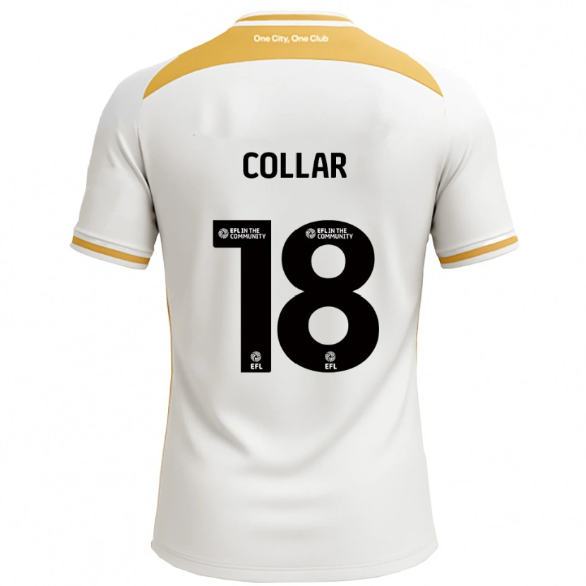 Danxen Børn Will Collar #18 Hvid Guld Hjemmebane Spillertrøjer 2025/26 Trøje T-Shirt
