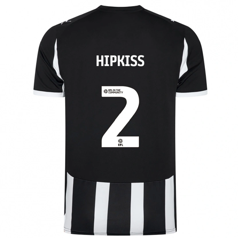 Danxen Børn Stanley Hipkiss #2 Sort Hvid Hjemmebane Spillertrøjer 2025/26 Trøje T-Shirt