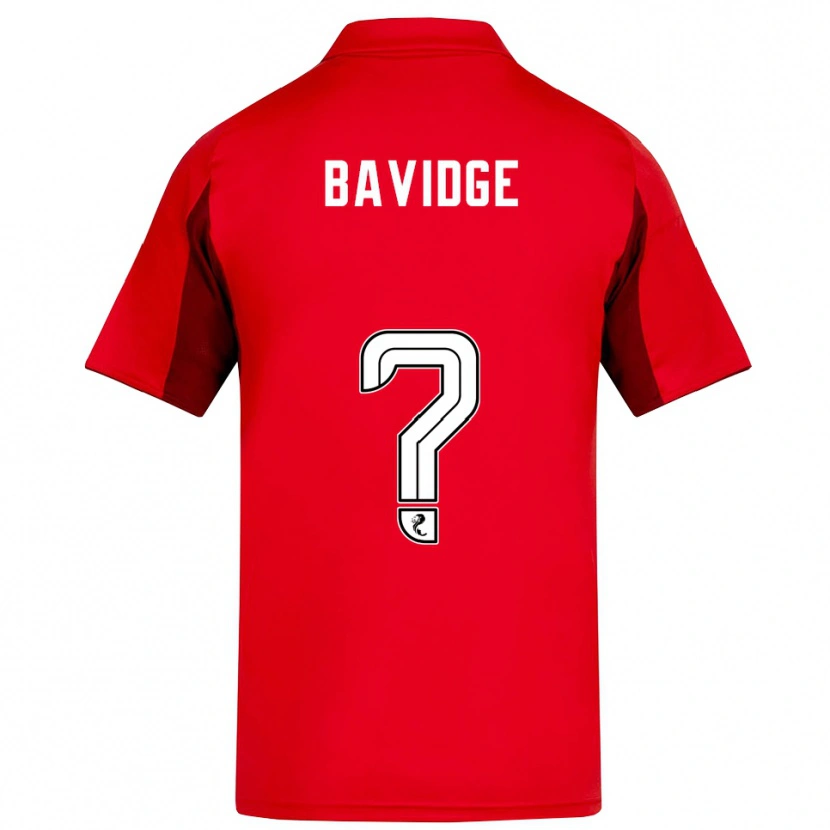 Danxen Børn Alfie Bavidge #0 Rød Burgunder Hjemmebane Spillertrøjer 2025/26 Trøje T-Shirt
