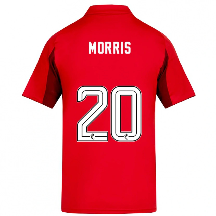 Danxen Børn Shayden Morris #20 Rød Burgunder Hjemmebane Spillertrøjer 2025/26 Trøje T-Shirt