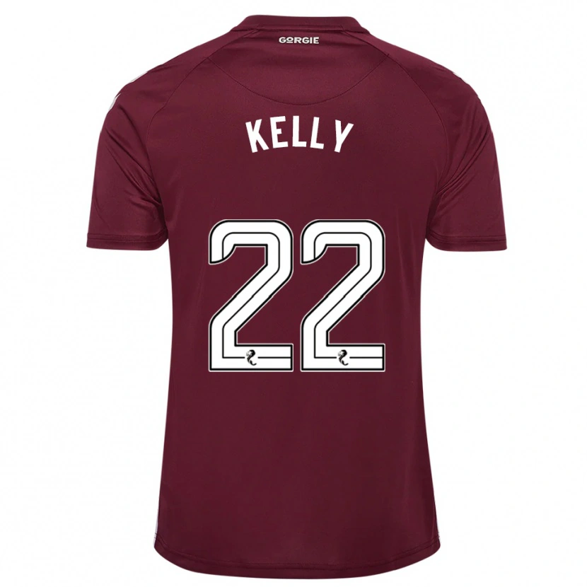 Danxen Børn Ryan Kelly #22 Burgunder Hvid Hjemmebane Spillertrøjer 2025/26 Trøje T-Shirt