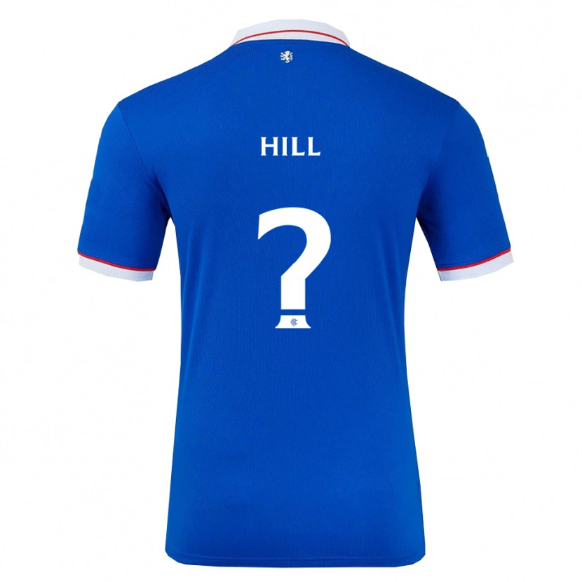 Danxen Børn Katherine Hill #0 Blå Hvid Hjemmebane Spillertrøjer 2025/26 Trøje T-Shirt