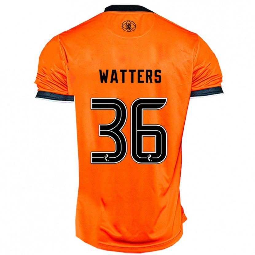 Danxen Børn Max Watters #36 Orange Sort Hjemmebane Spillertrøjer 2025/26 Trøje T-Shirt