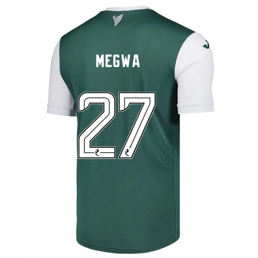 Danxen Børn Kanayo Megwa #27 Grøn Hvid Hjemmebane Spillertrøjer 2025/26 Trøje T-Shirt