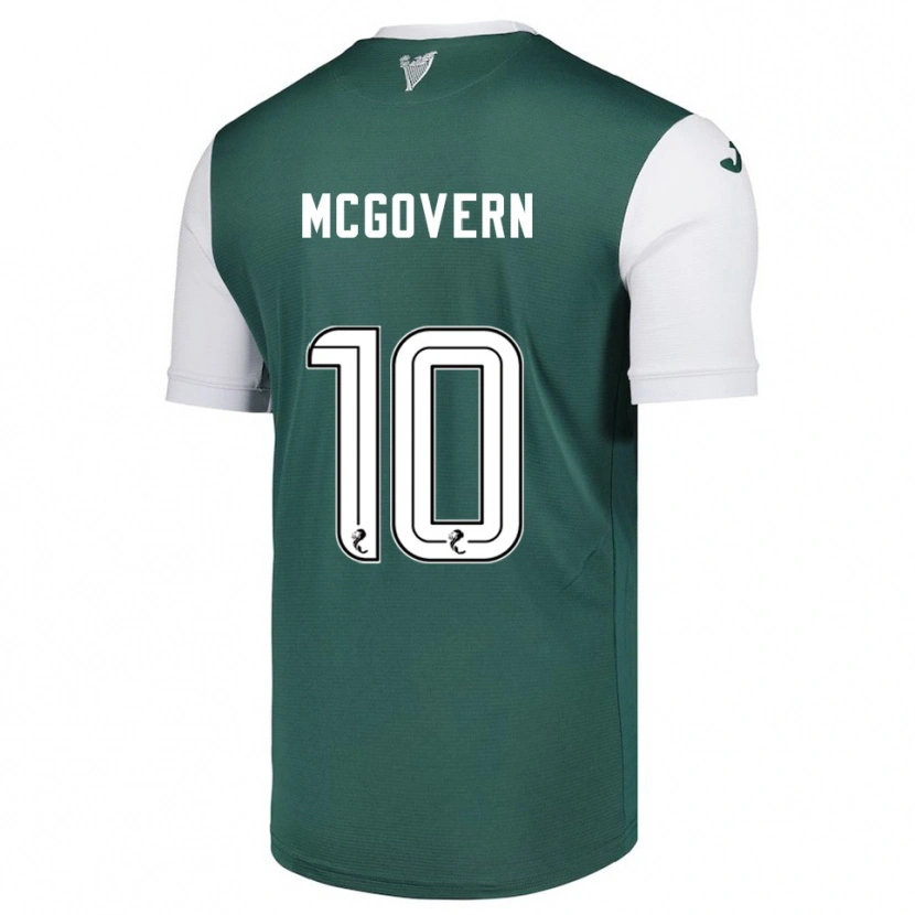 Danxen Børn Kathleen Mcgovern #10 Grøn Hvid Hjemmebane Spillertrøjer 2025/26 Trøje T-Shirt