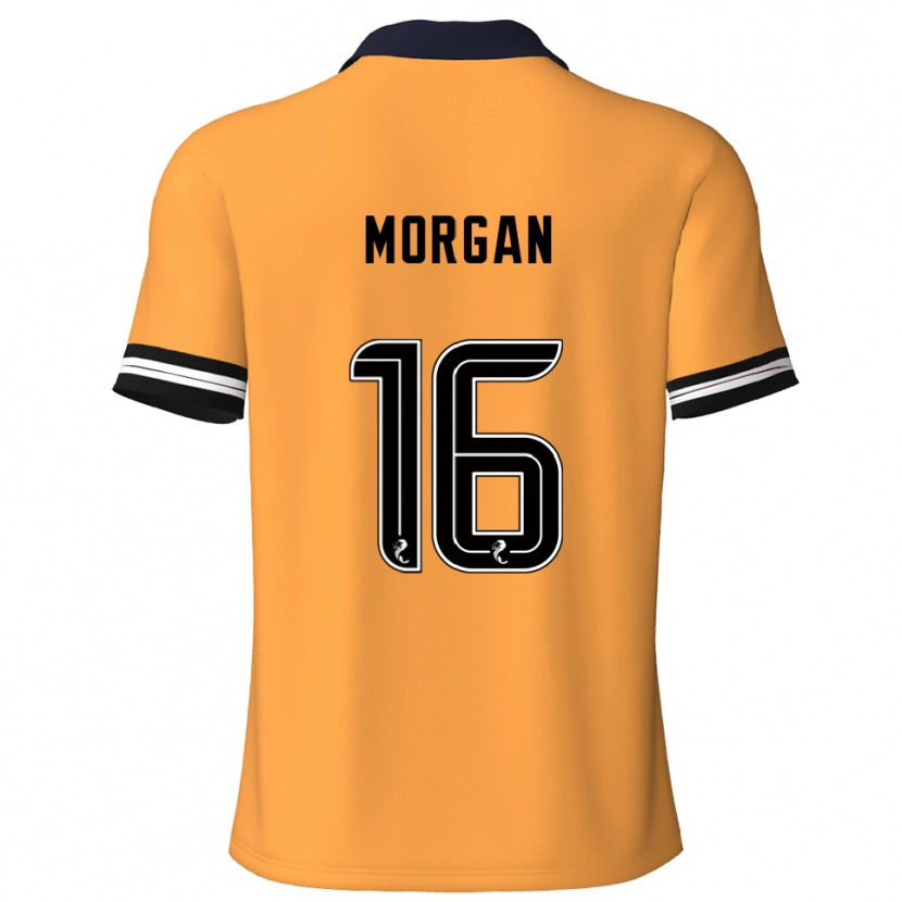 Danxen Børn Briony Morgan #16 Gul Sort Hjemmebane Spillertrøjer 2025/26 Trøje T-Shirt