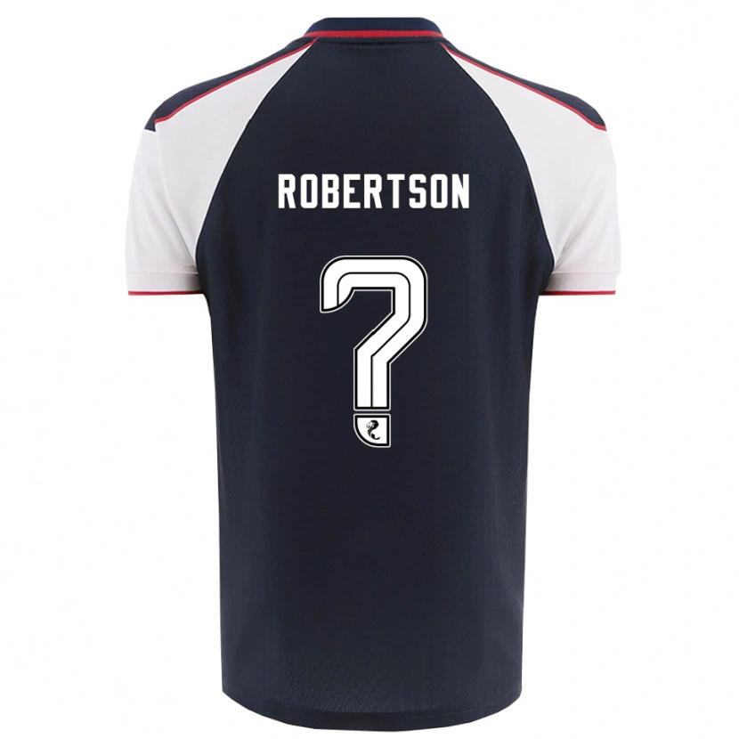 Danxen Børn Erin Robertson #0 Marineblå Hvid Hjemmebane Spillertrøjer 2025/26 Trøje T-Shirt