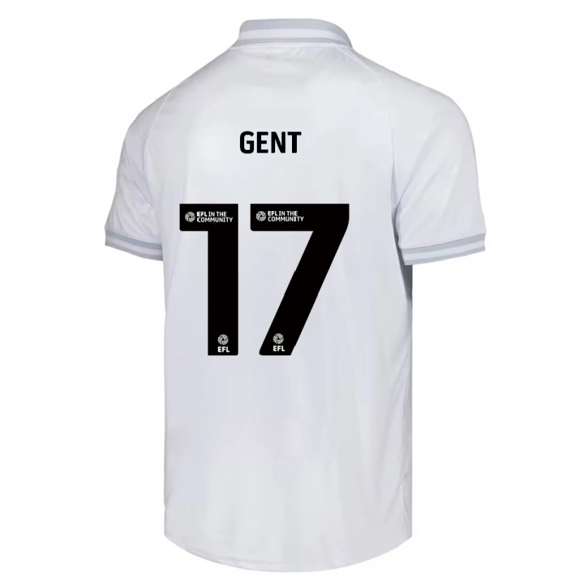 Danxen Børn Georgie Gent #17 Hvid Grå Sort Udebane Spillertrøjer 2025/26 Trøje T-Shirt