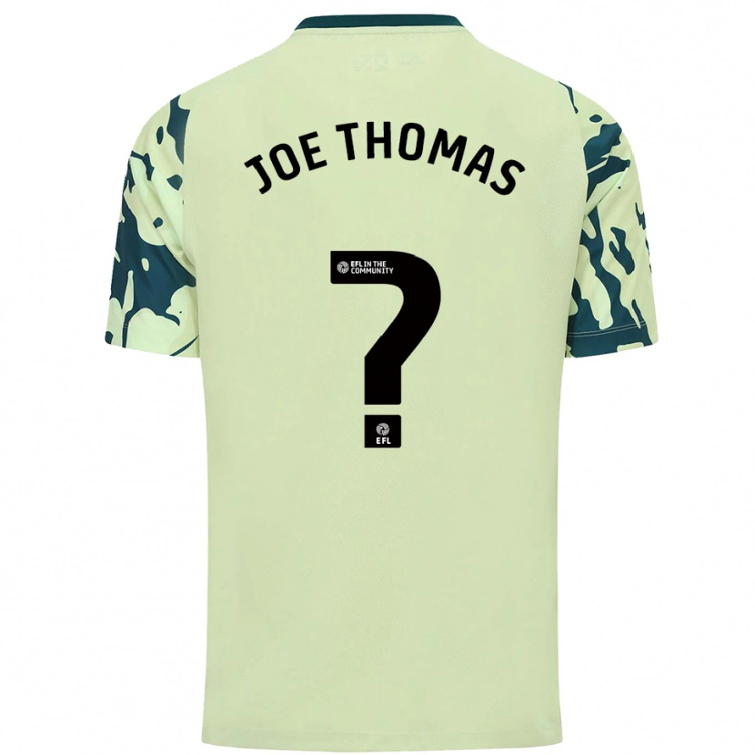 Danxen Børn Joe Thomas #0 Mørkegrøn Udebane Spillertrøjer 2025/26 Trøje T-Shirt