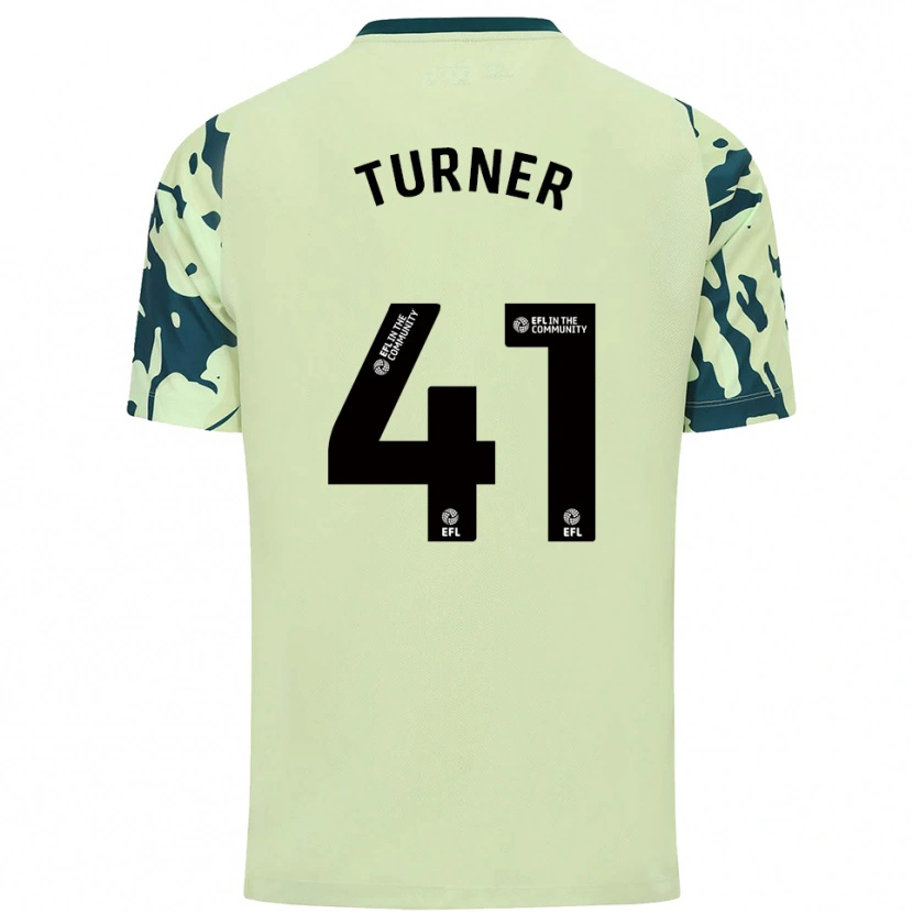Danxen Børn Matthew Turner #41 Mørkegrøn Udebane Spillertrøjer 2025/26 Trøje T-Shirt