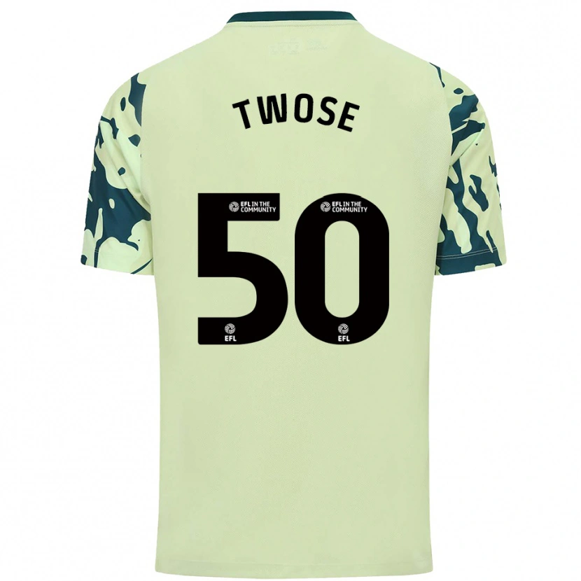 Danxen Børn Cody Twose #50 Mørkegrøn Udebane Spillertrøjer 2025/26 Trøje T-Shirt