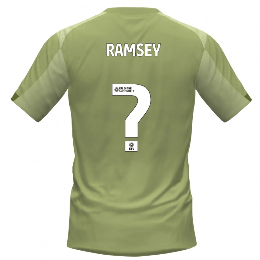 Danxen Børn Tommy Ramsey #0 Salvie Champagne Udebane Spillertrøjer 2025/26 Trøje T-Shirt