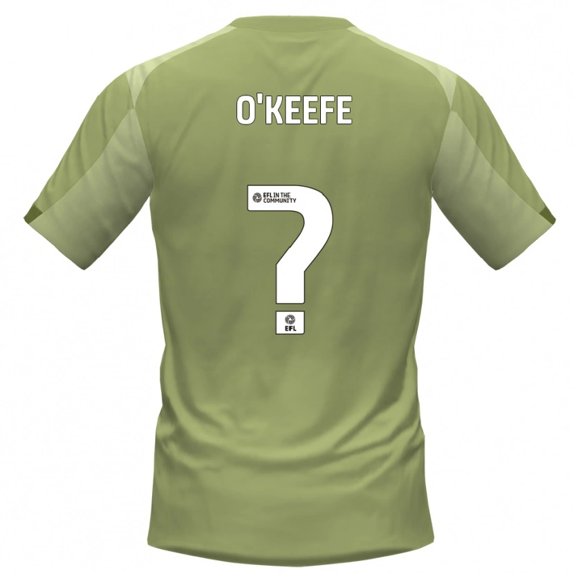 Danxen Børn Zak O'keefe #0 Salvie Champagne Udebane Spillertrøjer 2025/26 Trøje T-Shirt