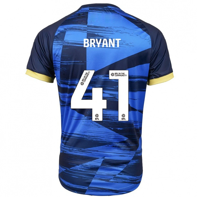 Danxen Børn Jacob Bryant #41 Blå Marineblå Udebane Spillertrøjer 2025/26 Trøje T-Shirt