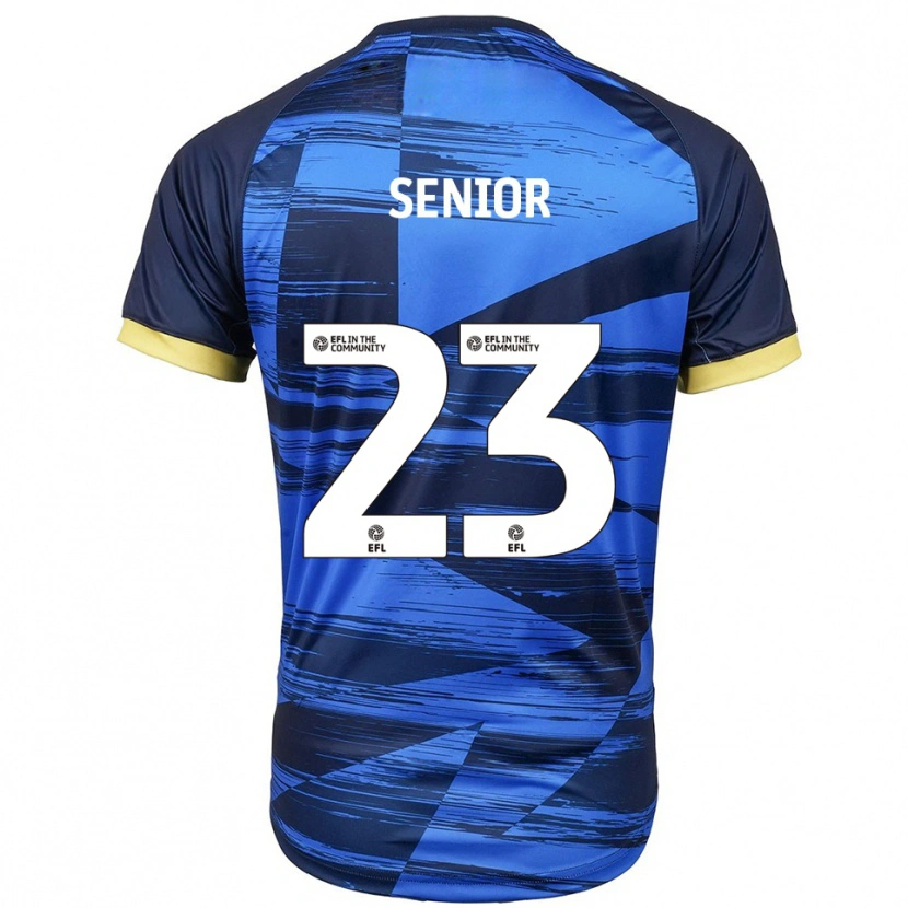 Danxen Børn Jack Senior #23 Blå Marineblå Udebane Spillertrøjer 2025/26 Trøje T-Shirt