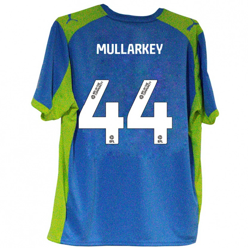 Danxen Børn Toby Mullarkey #44 Lyseblå Gul Udebane Spillertrøjer 2025/26 Trøje T-Shirt
