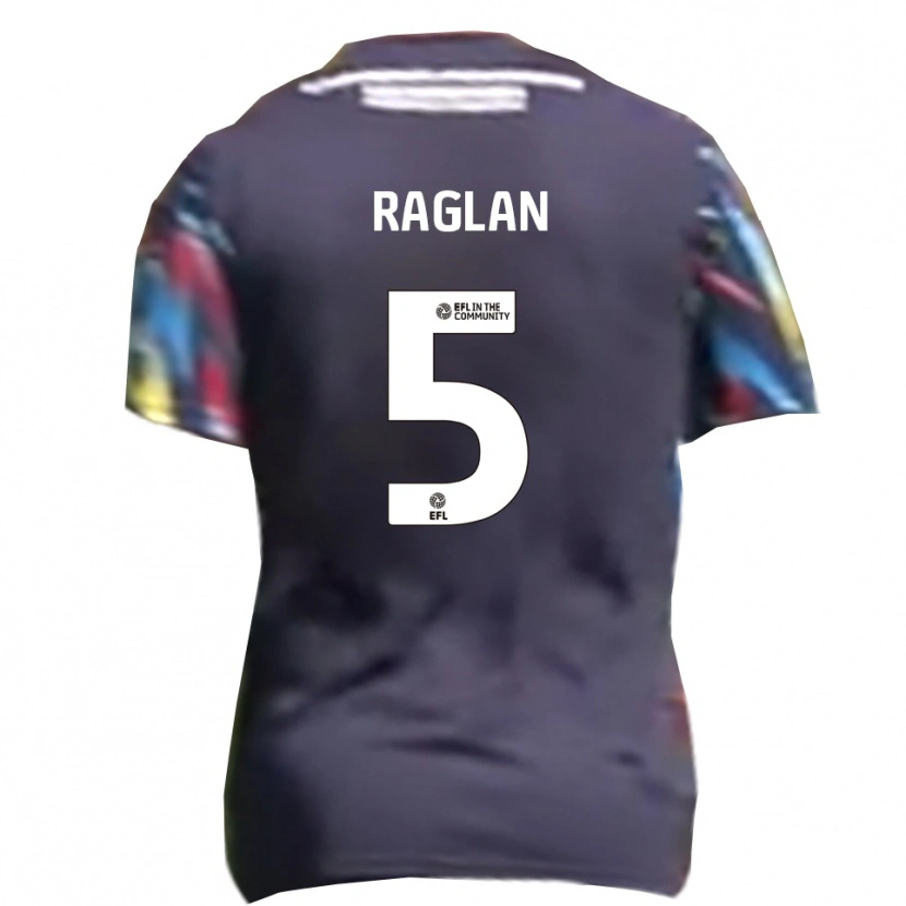 Danxen Børn Charlie Raglan #5 Marineblå Gul Rød Udebane Spillertrøjer 2025/26 Trøje T-Shirt
