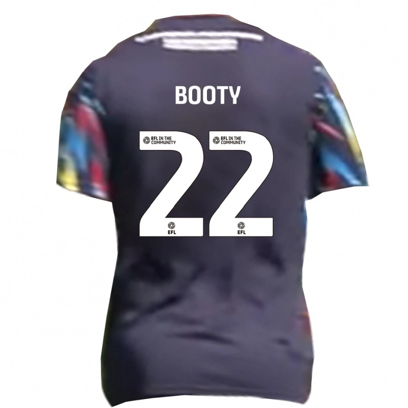 Danxen Børn Regan Booty #22 Marineblå Gul Rød Udebane Spillertrøjer 2025/26 Trøje T-Shirt