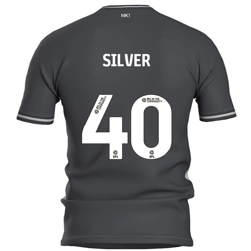 Danxen Børn Rian Silver #40 Grå Sølv Udebane Spillertrøjer 2025/26 Trøje T-Shirt
