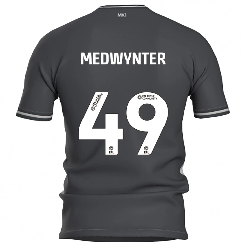 Danxen Børn Chase Medwynter #49 Grå Sølv Udebane Spillertrøjer 2025/26 Trøje T-Shirt