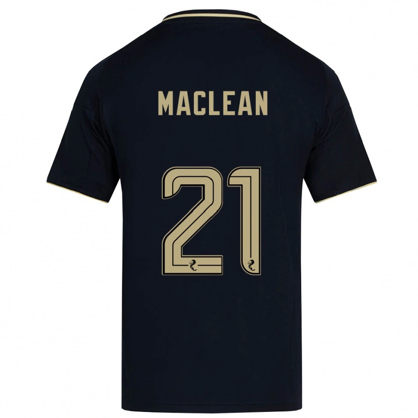 Danxen Børn Miriam Maclean #21 Marineblå Guld Udebane Spillertrøjer 2025/26 Trøje T-Shirt