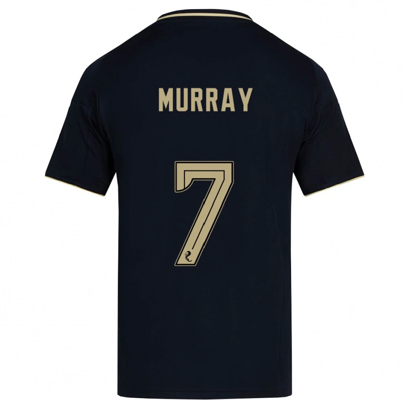 Danxen Børn Phoebe Murray #7 Marineblå Guld Udebane Spillertrøjer 2025/26 Trøje T-Shirt