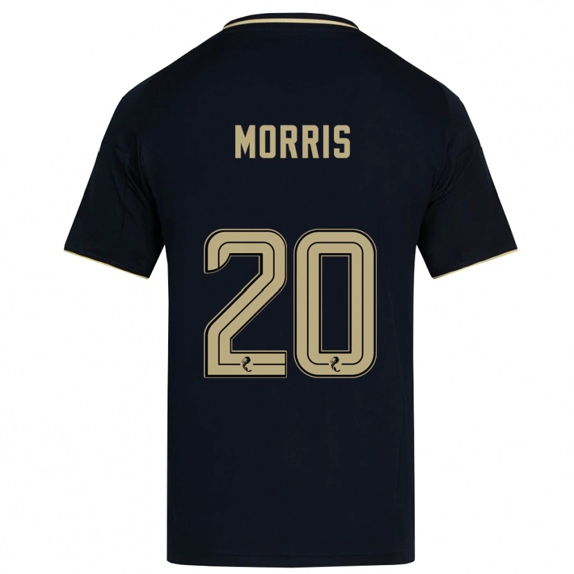 Danxen Børn Shayden Morris #20 Marineblå Guld Udebane Spillertrøjer 2025/26 Trøje T-Shirt